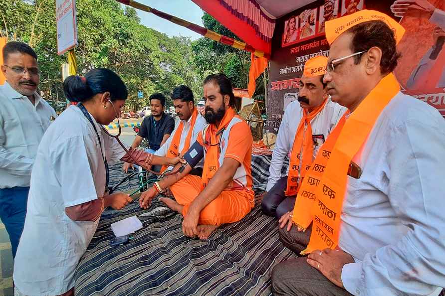 Hunger strike over Maratha reservation
