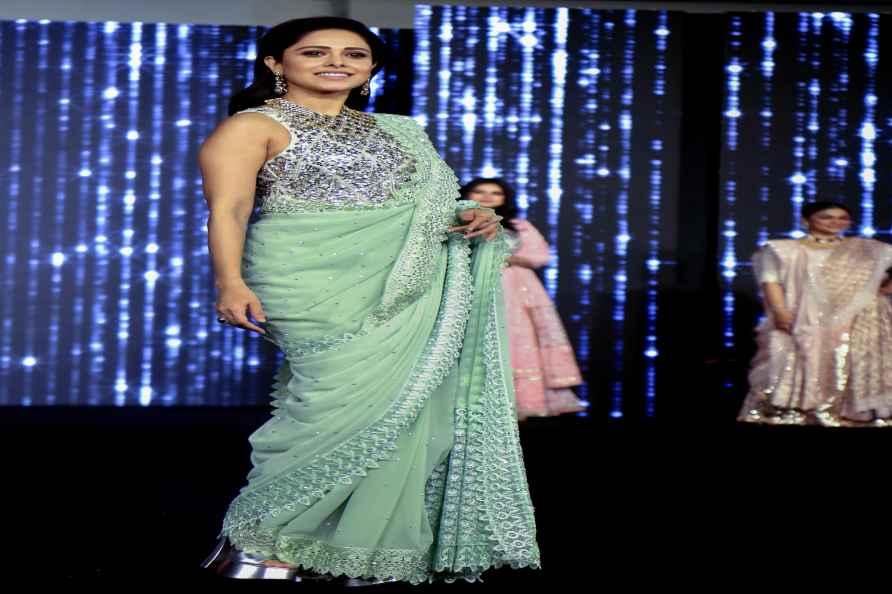 Mumbai: Bollywood actress Nushrratt Bharuccha walks the ramp at ...