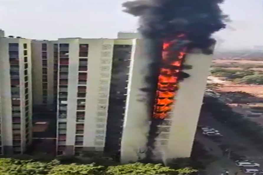 Fire broke out in high-rise building in Dombivli