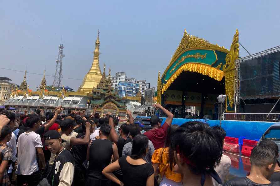 Myanmar New Year water festival