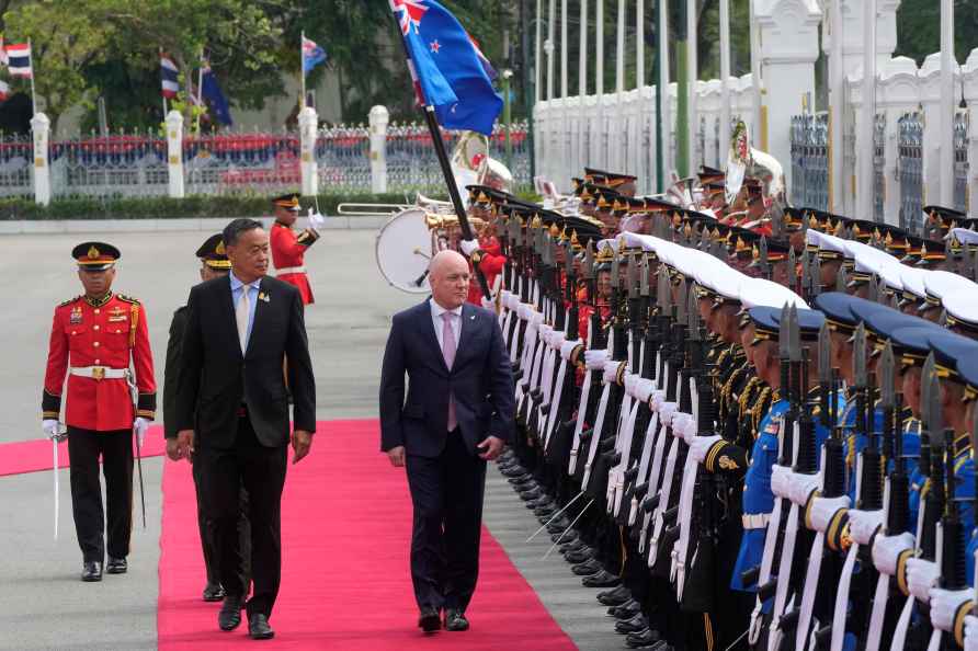 NZ PM Christopher Luxon in Thailand