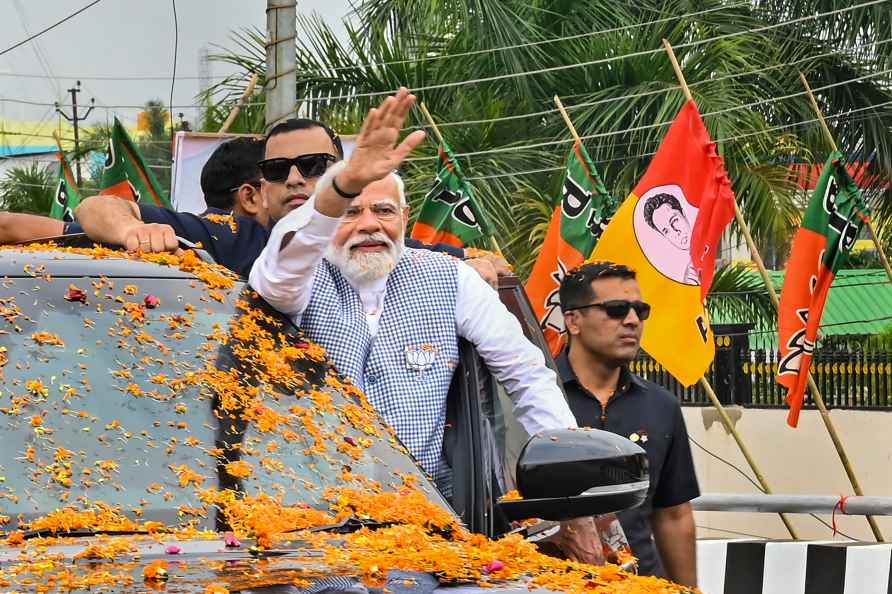 PM Modi campaigns in Tripura