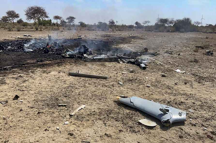 Plane crash in Jaisalmer