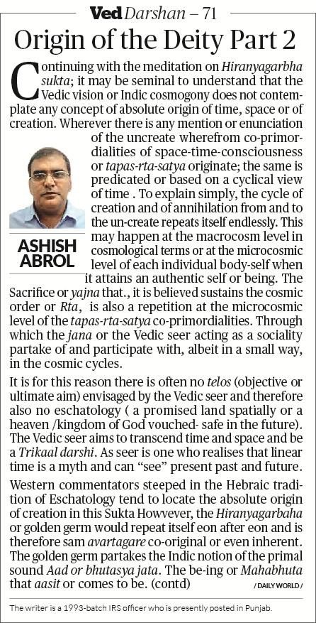 Origin of the Deity Part 2