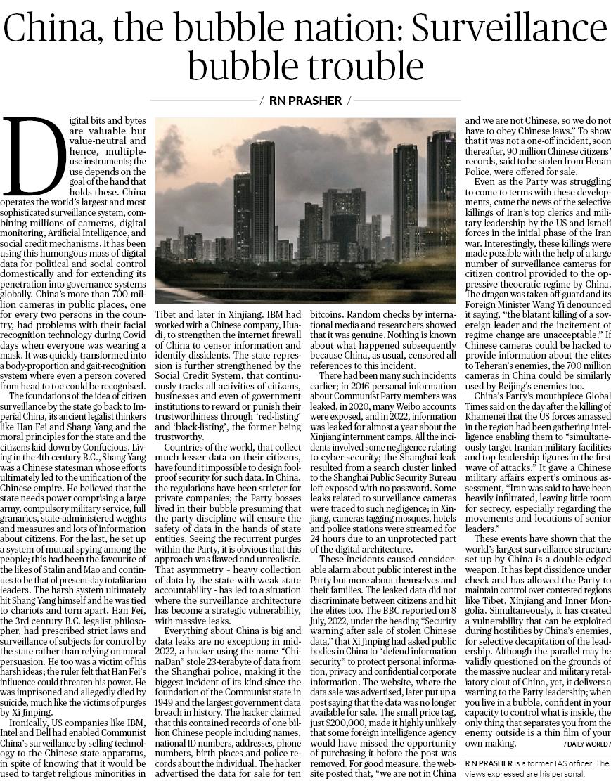 China, the bubble nation: Surveillance bubble trouble