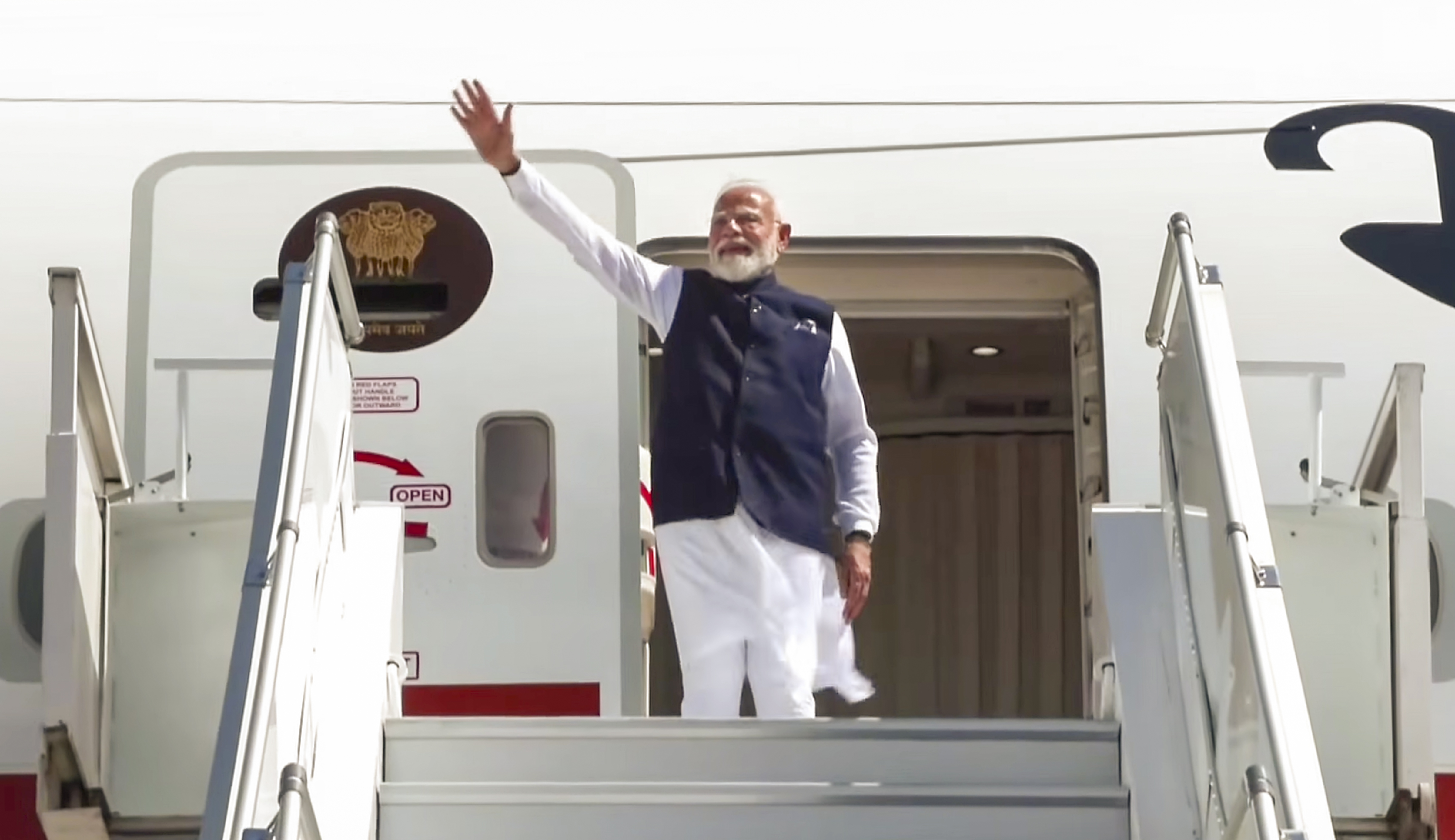 PM Modi emplanes for New Delhi after concluding State visit to Seychelles 