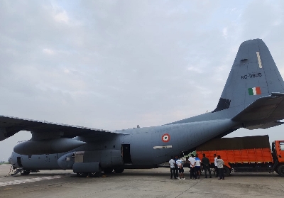 India dispatches two more aircraft with relief assistance for Nepal, supporting flood-affected communities