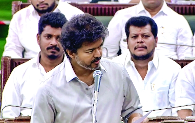 DMK holds statewide agitation condemning CM Vijay's remarks against party stalwarts